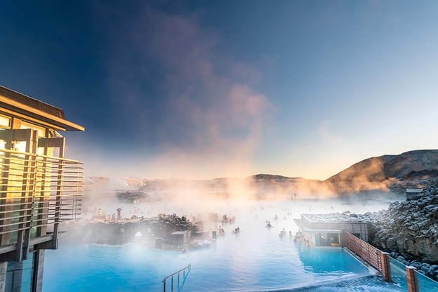 Visting hot springs in Iceland is a once-in-a-lifetime vacation experience.